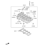 Diagram for 2016 Hyundai Veloster Cylinder Head Gasket - 22311-2B003