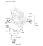 Diagram for 2012 Hyundai Veloster Thermostat Housing - 25620-2B700