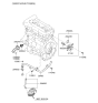 Diagram for Hyundai Veloster Thermostat Housing - 25620-2B700