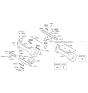 Diagram for 2012 Hyundai Veloster Bumper - 86611-2V000