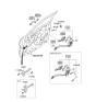 Diagram for 2012 Hyundai Veloster Door Handle - 82661-2V010