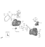 Diagram for 2020 Hyundai Elantra Bellhousing - 43111-2C001