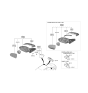 Diagram for Hyundai Car Mirror - 87610-F3020