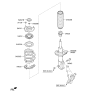 Diagram for 2019 Hyundai Elantra Shock Absorber - 54650-F3060