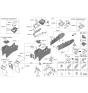 Diagram for 2020 Hyundai Elantra Center Console Base - 84610-F3530-TRY