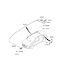 Diagram for 2019 Hyundai Elantra Antenna - 96210-F3500-R2T