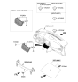 Diagram for 2020 Hyundai Elantra A/C Switch - 97250-F2AH0-SSH