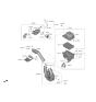 Diagram for Hyundai Sonata Hybrid Mass Air Flow Sensor - 28164-2E000