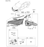 Diagram for Hyundai Headlight - 92102-F3500