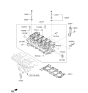 Diagram for Hyundai Elantra Cylinder Head - 71ZN5-2EX00