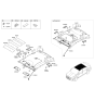 Diagram for 2019 Hyundai Elantra Sun Visor - 85210-F3100-TTX