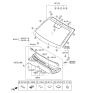 Diagram for 2019 Hyundai Elantra Windshield - 86110-F3510