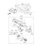 Diagram for 2020 Hyundai Elantra Starter Motor - 36100-03706