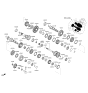 Diagram for 2011 Hyundai Tucson Transfer Case Bearing - 43220-24300