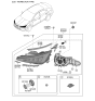 Diagram for 2020 Hyundai Elantra Light Control Module - 92190-F2740
