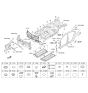 Diagram for 2020 Hyundai Elantra Dash Panels - 84120-F3550