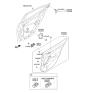 Diagram for 2020 Hyundai Elantra Power Window Switch - 93580-F2410-4X