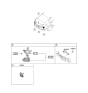 Diagram for 2020 Hyundai Elantra Parking Assist Distance Sensor - 99240-F2000-Y8S