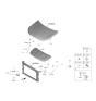 Diagram for 2020 Hyundai Elantra Hood Cable - 81190-F3500