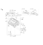 Diagram for Hyundai Sonata Timing Cover Seal - 21353-3C500