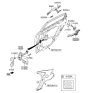 Diagram for Hyundai Genesis G80 Door Handle - 82651-B1020