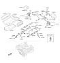 Diagram for 2015 Hyundai Equus Fuel Injector - 35310-3F500