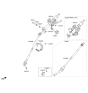 Diagram for 2016 Hyundai Genesis Steering Column - 56310-B1000