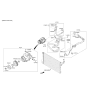 Diagram for Hyundai Genesis A/C Hose - 97762-B1000