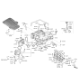 Diagram for Hyundai Azera Canister Purge Valve - 39461-3C400