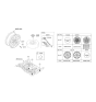 Diagram for Hyundai Genesis Lug Nuts - 52950-37000