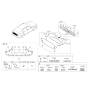 Diagram for 2014 Hyundai Genesis Emblem - 86310-B1000