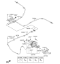 Diagram for 2014 Hyundai Genesis Parking Brake Cable - 59770-B1000