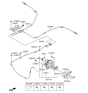 Diagram for 2016 Hyundai Genesis Parking Brake Cable - 59770-B1000