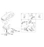 Diagram for 2015 Hyundai Genesis Tailgate Handle - 95760-B1100