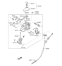 Diagram for Hyundai Genesis Shift Cable - 46790-B1400