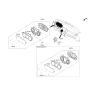 Diagram for 2015 Hyundai Genesis Speedometer - 94011-B1200