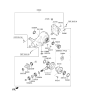 Diagram for 2011 Hyundai Equus Differential Cover - 53075-3C300