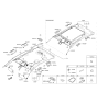 Diagram for 2020 Hyundai Genesis G80 Sun Visor - 85202-B1901-SG2