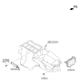 Diagram for 2014 Hyundai Genesis Body Control Module - 95400-B1332