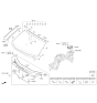 Diagram for Hyundai Santa Fe Windshield Washer Nozzle - 98630-3J000