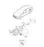 Diagram for 2016 Hyundai Genesis Fuel Filler Housing - 81595-B1000