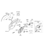 Diagram for 2015 Hyundai Genesis Window Regulator - 83471-B1000