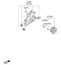 Diagram for 2014 Hyundai Genesis Wheel Hub - 52730-B1051