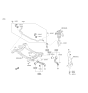 Diagram for Hyundai Genesis Control Arm Bushing - 54584-B1200