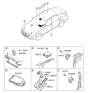 Diagram for Hyundai Genesis Air Bag Control Module - 95910-B1000