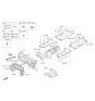 Diagram for Hyundai Genesis Dash Panels - 84120-B1000