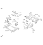 Diagram for 2016 Hyundai Genesis Engine Mount Torque Strut - 21825-B1300