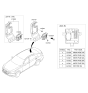 Diagram for 2016 Hyundai Genesis Fuse Box - 91950-B1310