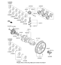 Diagram for Hyundai Genesis G80 Harmonic Balancer - 23124-3F400