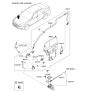 Diagram for 2018 Hyundai Elantra Washer Pump - 98510-3W000